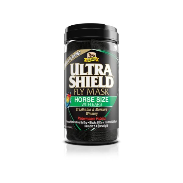 Absorbine UltraShield Fly Mask with Ears Horse